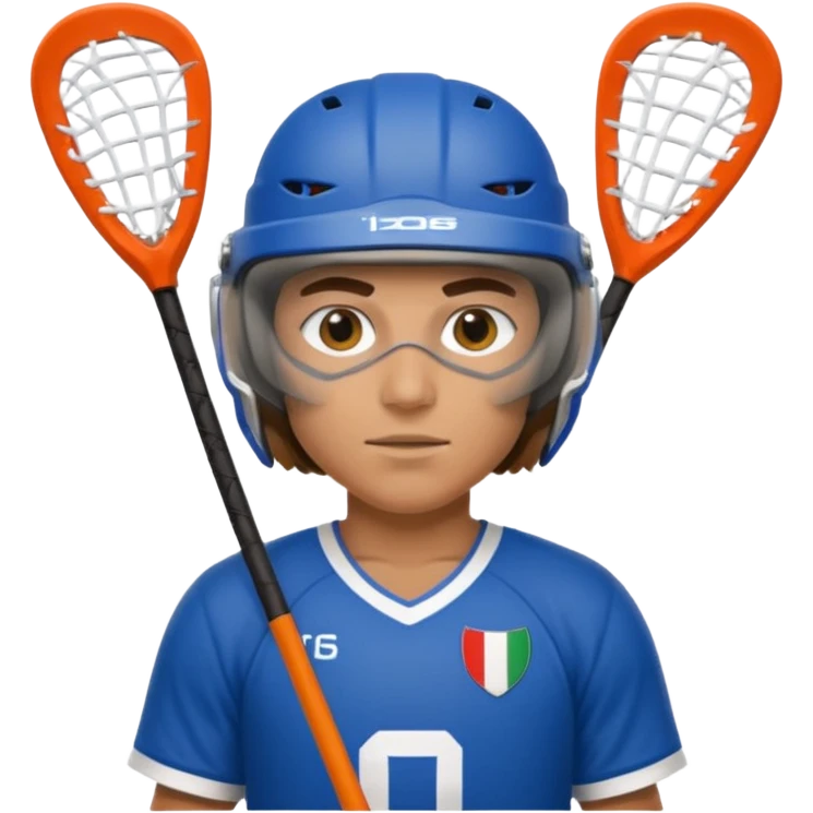 italian lacrosse player emoji