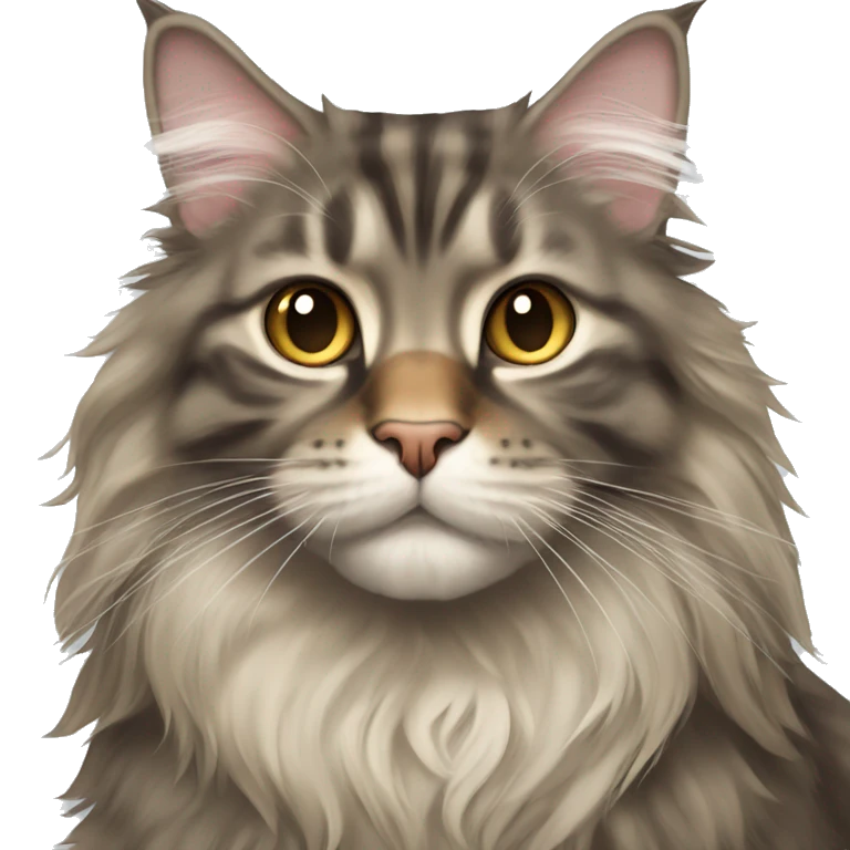 Cat maine coon emoji