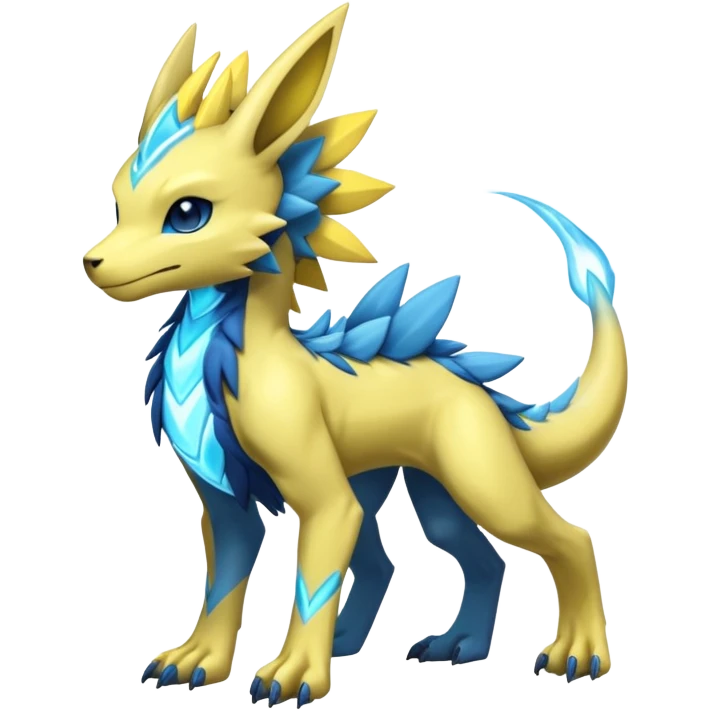 Manectric-Lucio-Draco-Fakémon-hybrid-creature (full body), 4 legs emoji
