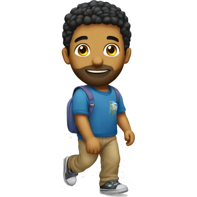 drake going to a preschool to pick up kids emoji