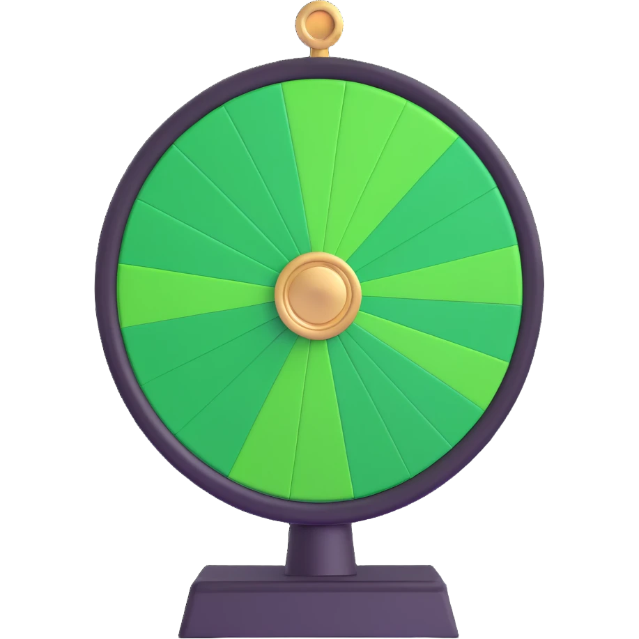 Green Prize Wheel emoji