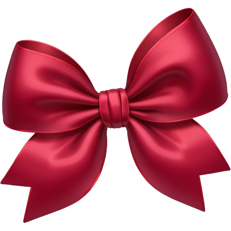 Bow Bordeaux  emoji
