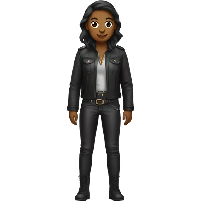 leather oufit emoji