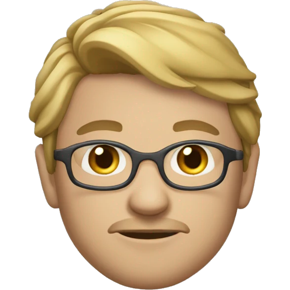 волосы назад борода  emoji