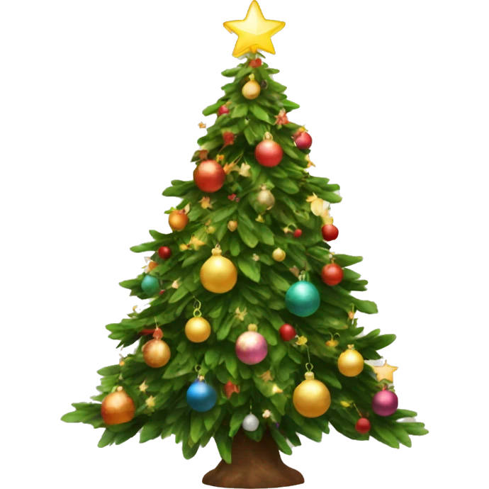 Aesthetic christmas tree emoji