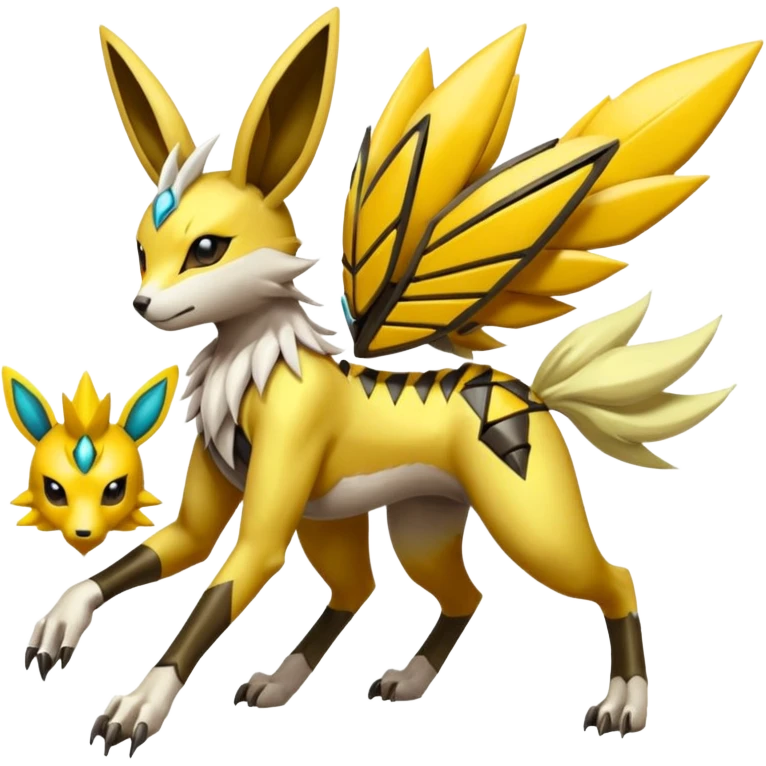 Meloetta-Renamon-Jolteon-Beedrill-Manectric-fusion emoji