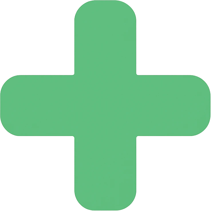 minimalist green plus sign, flat style, suitable for a changelog Discord channel emoji