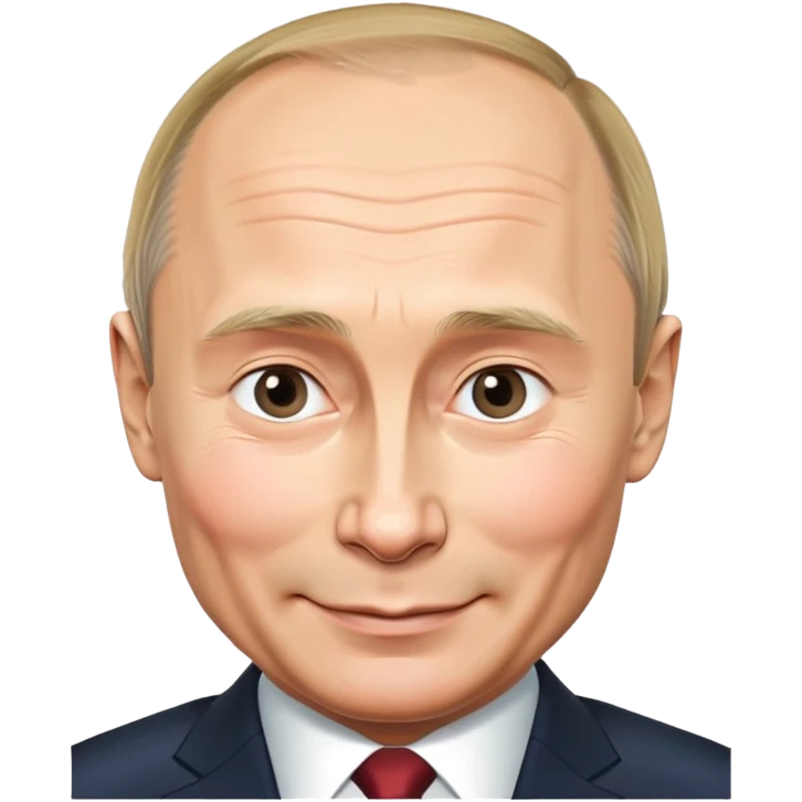 russian president Putin smiles slyly emoji