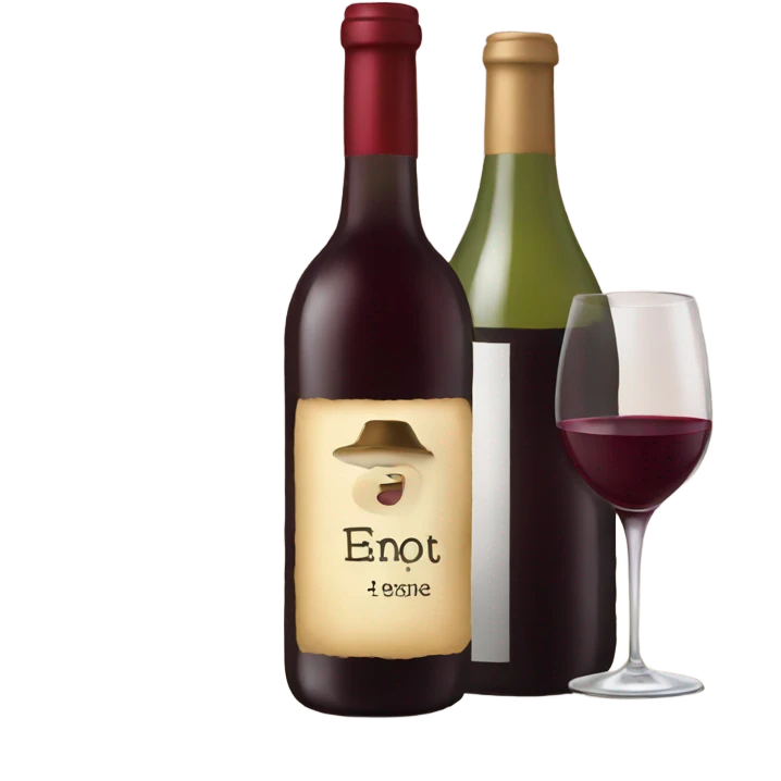 Wine cartoon emoji