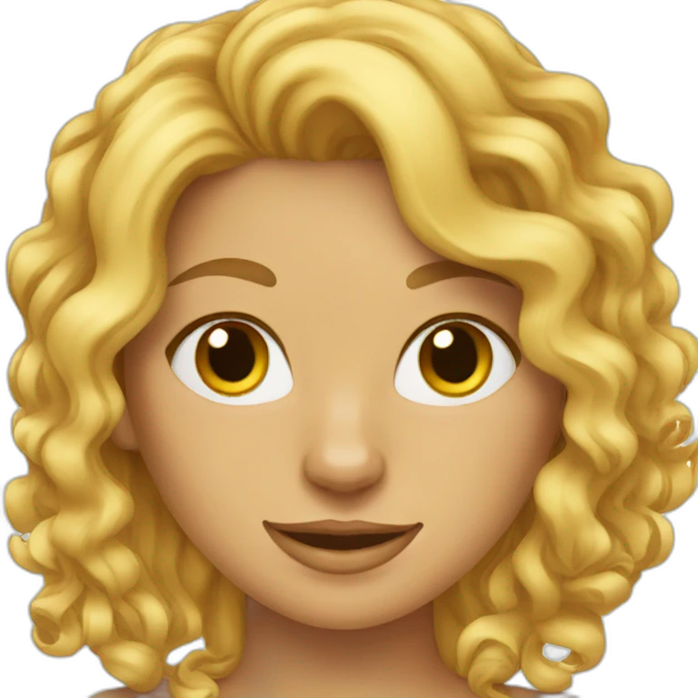 curly-blonde-woman-cat-bengal emoji
