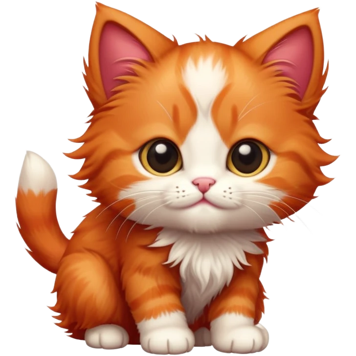 red kitten  emoji