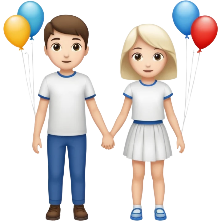 ১৬ডিসেম্বর উপলক্ষে শুভেচ্ছা । A banner is standing with a boy on one side and a girl on the other. emoji