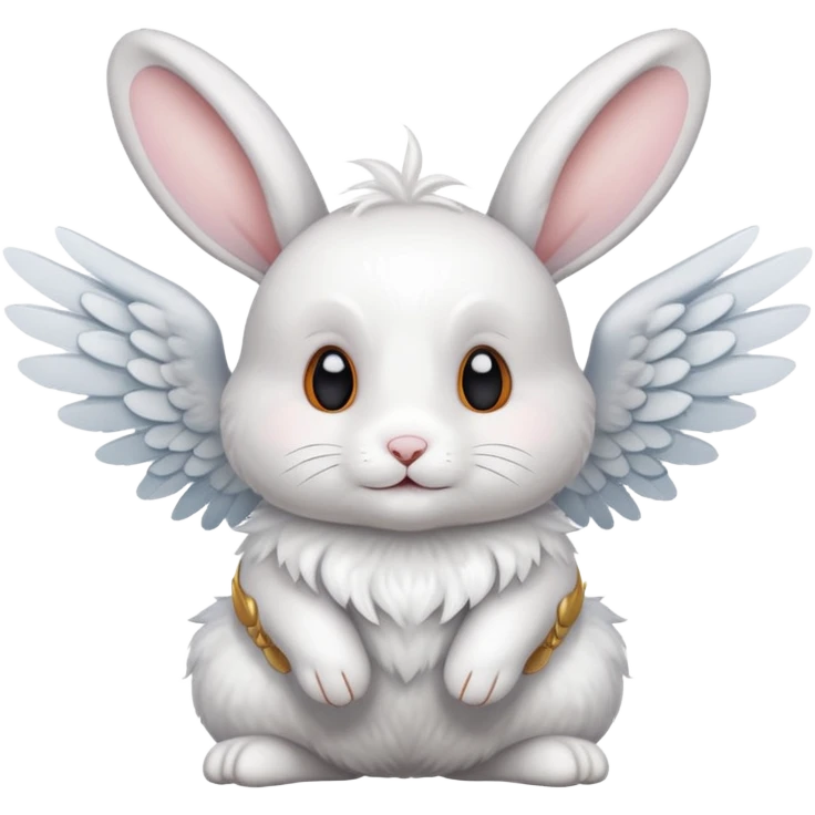 a rabbit with wings emoji