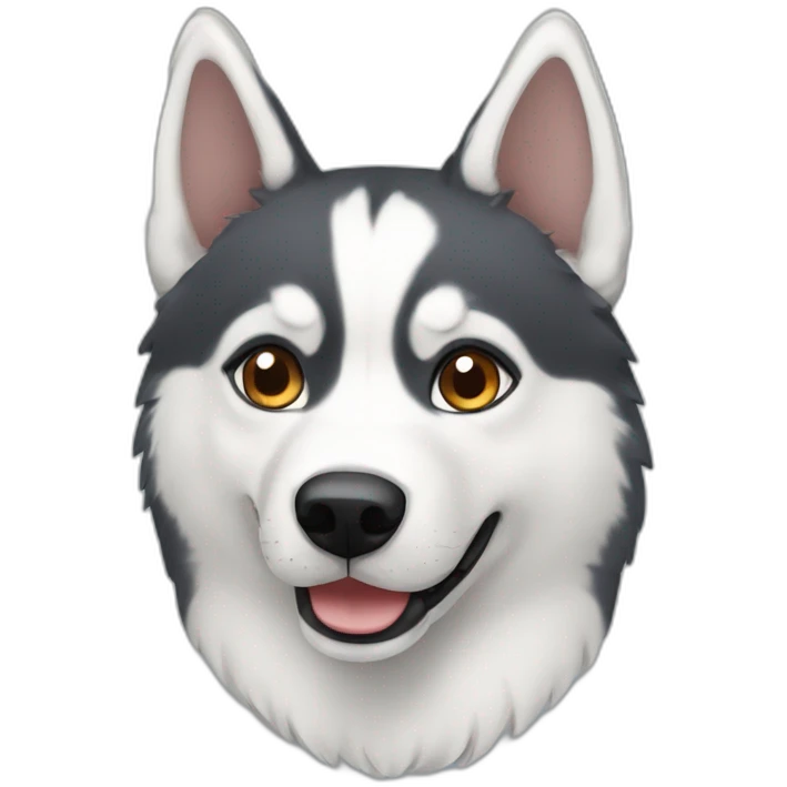 husky cooper color emoji