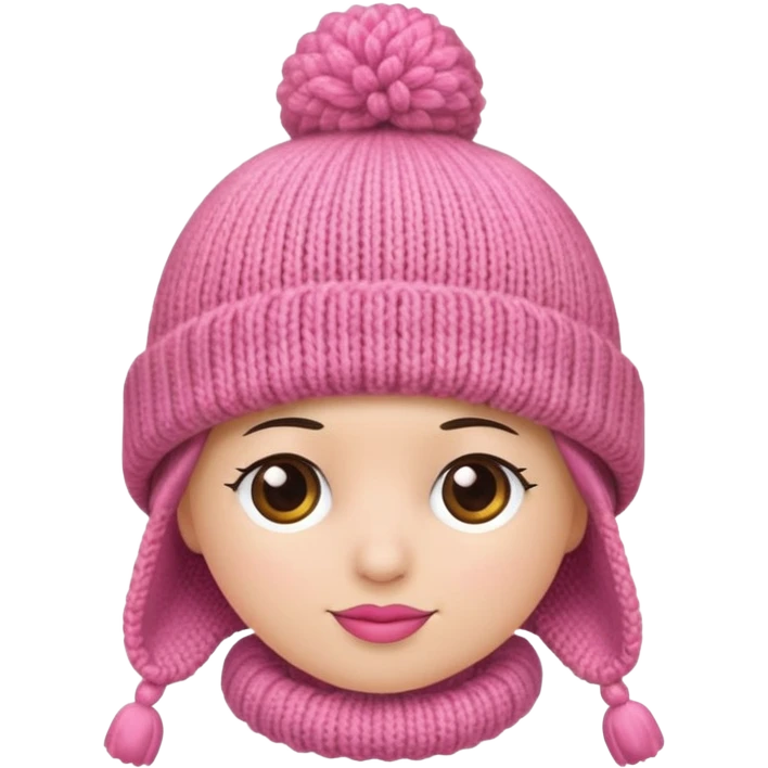 pink hat emoji