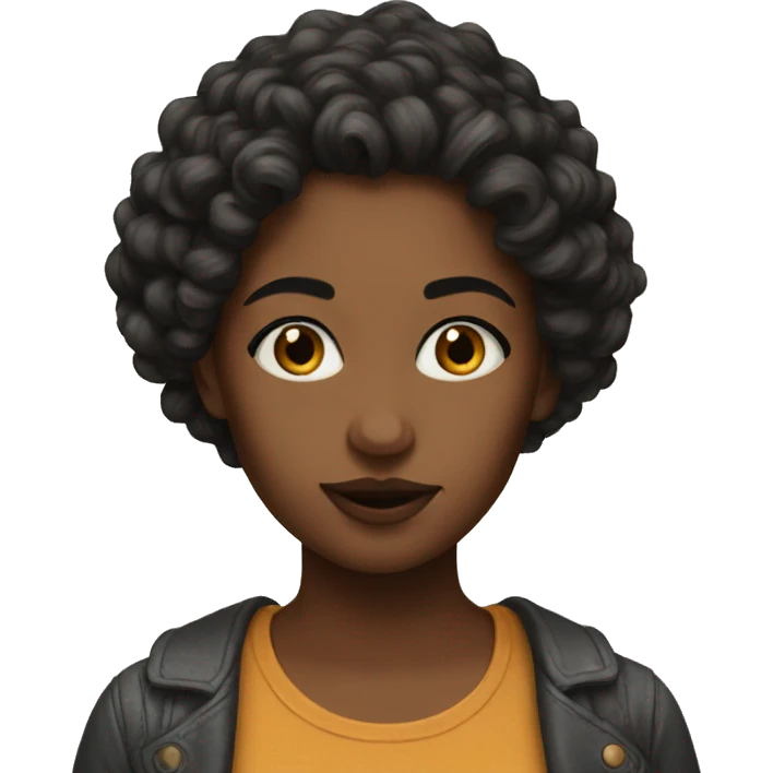 realistic solo girl portrait emoji