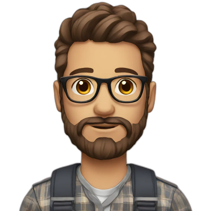 Hipster emoji