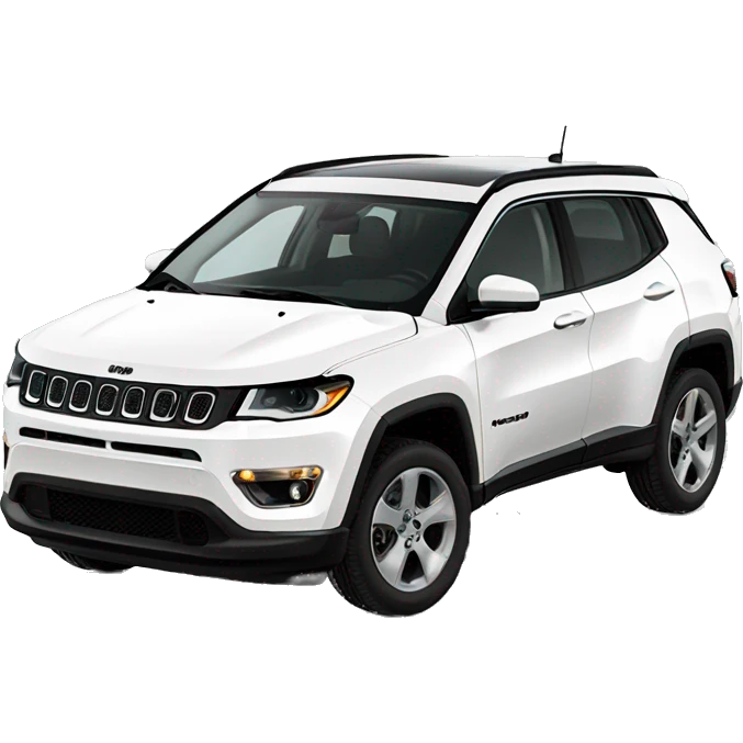 jeep compass white  emoji