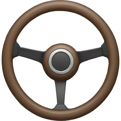 Steering wheel emoji type emoji