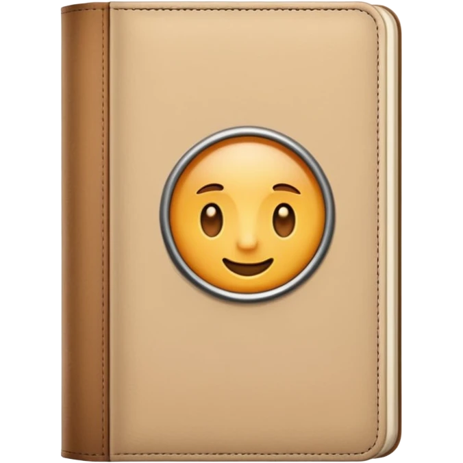 a journal book beige  emoji