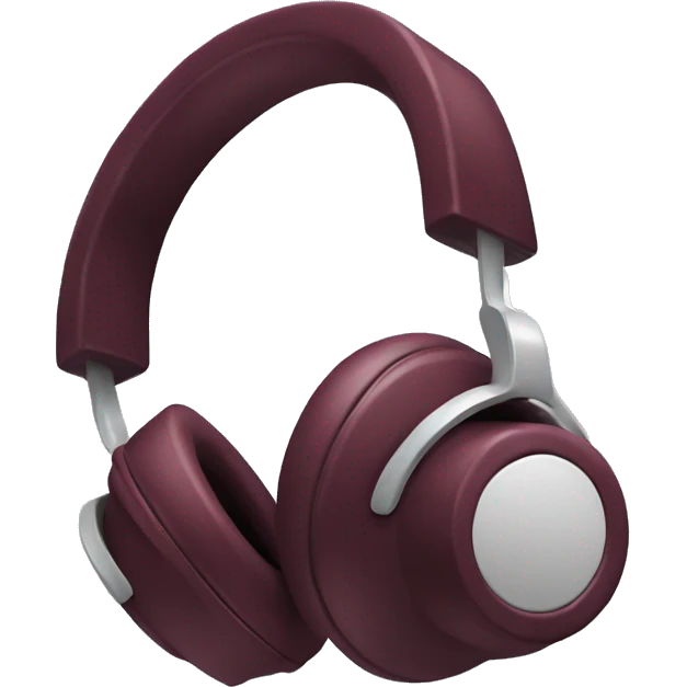 Burgundy heaphone sony emoji
