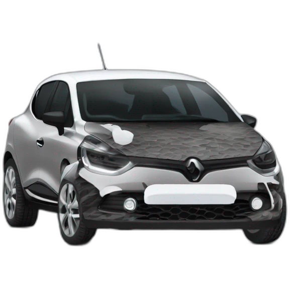 Clio 5 Renault grise clair emoji
