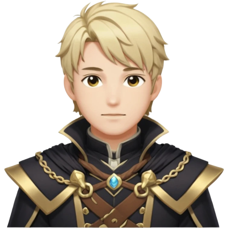 Dainsleif from Genshin Impact (tall male adult) (half body) emoji