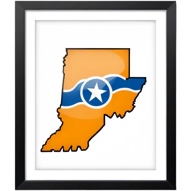 Tennessee and Indiana ￼ emoji