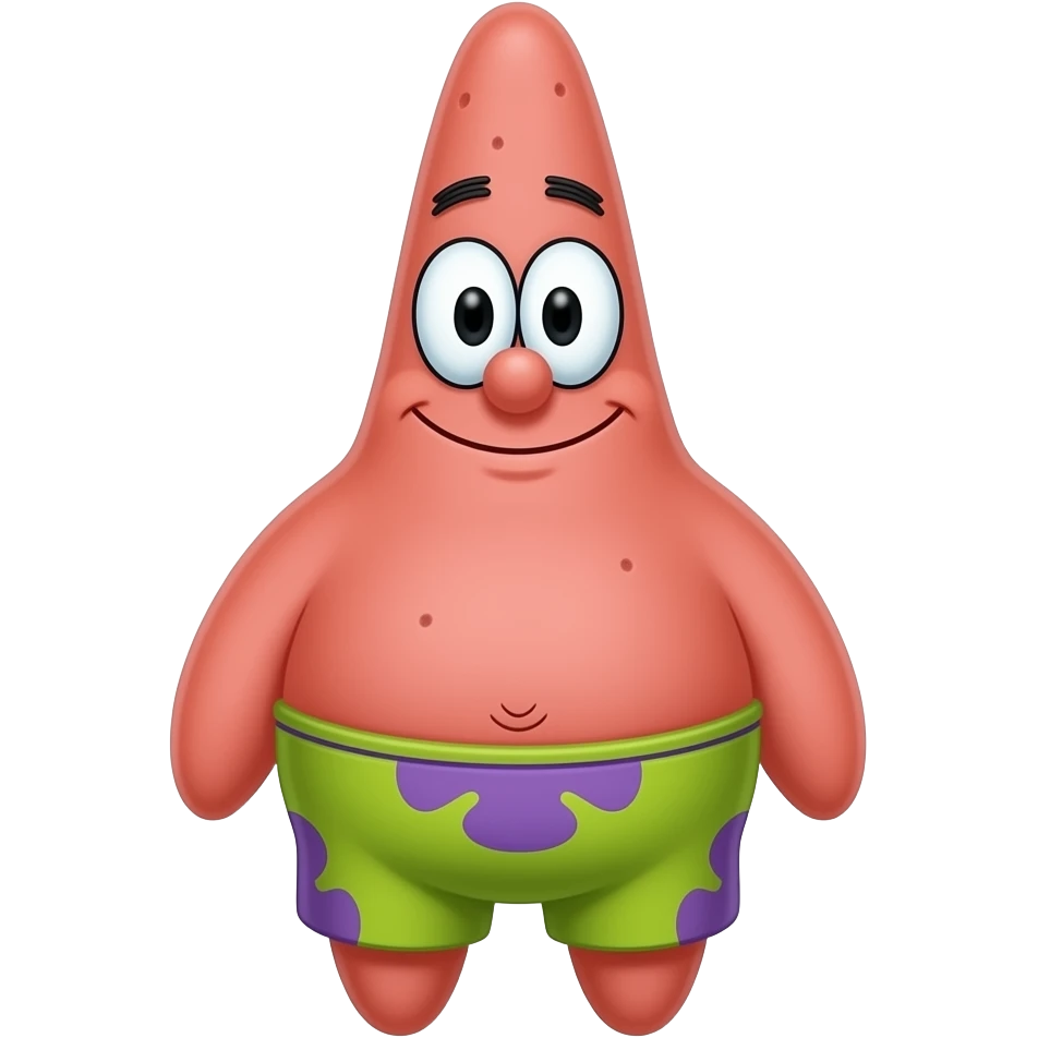Patrick star it’s nutty butter Patrick does not have a nose on back (Sandy’s nutmare) emoji