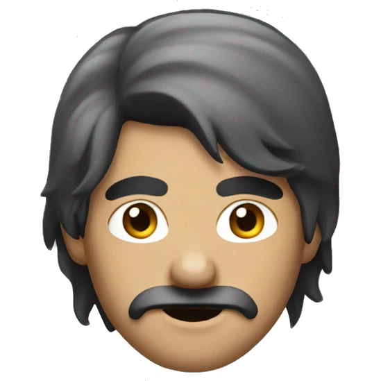 bandit with hair back emoji