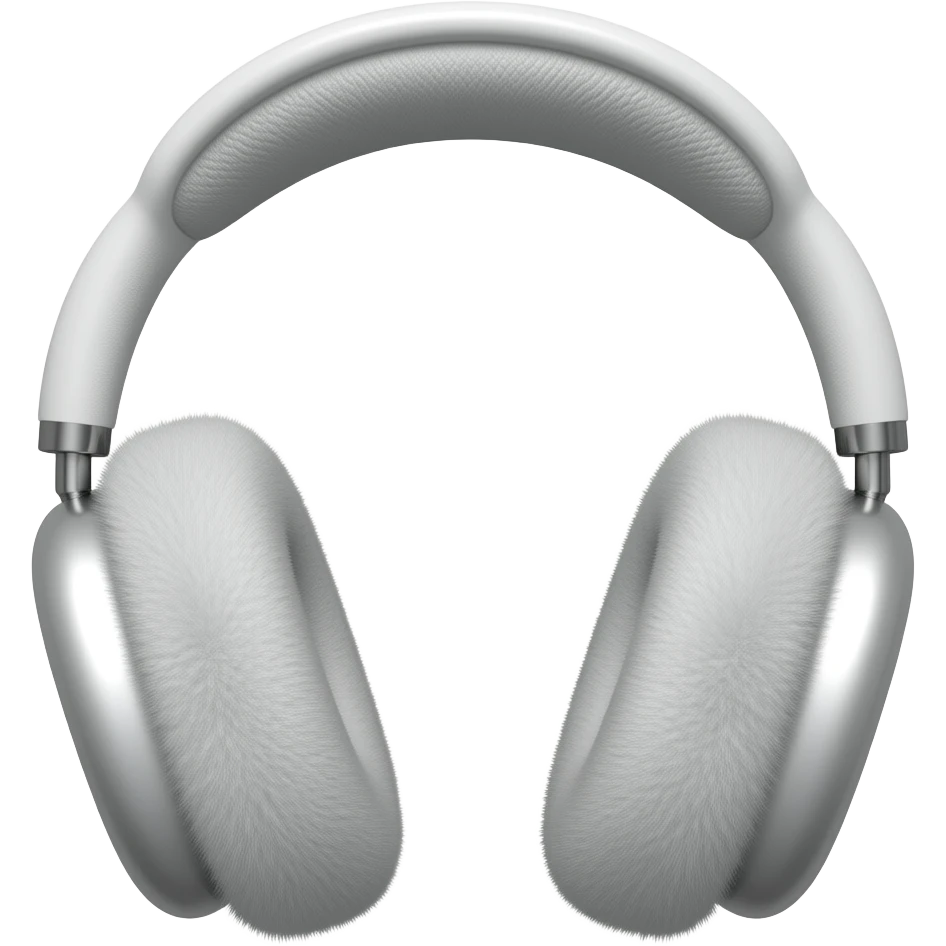 Eu quero um de fone de ouvido peludo. emoji