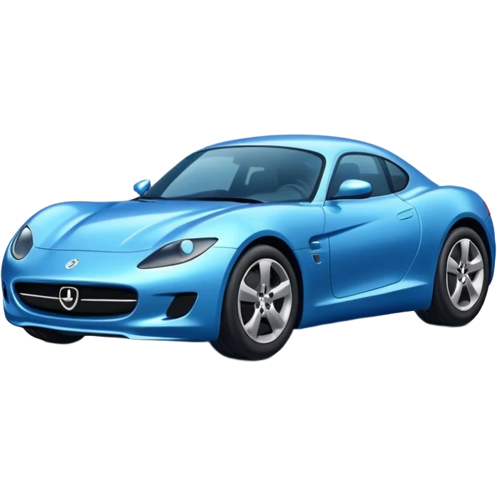 blue car emoji