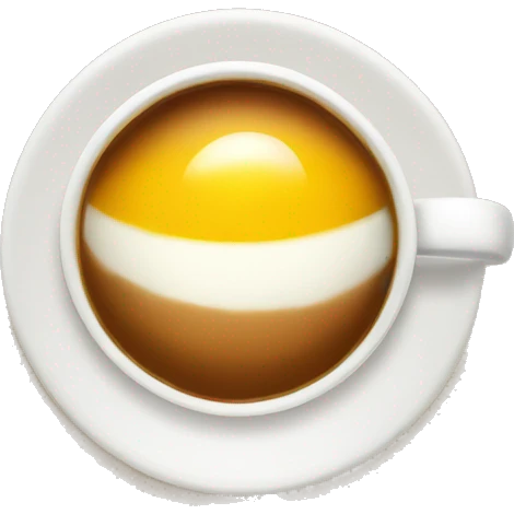 Egg coffee emoji