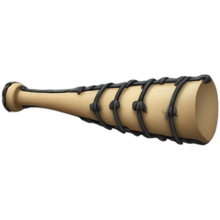 Barbed wire baseball bat emoji