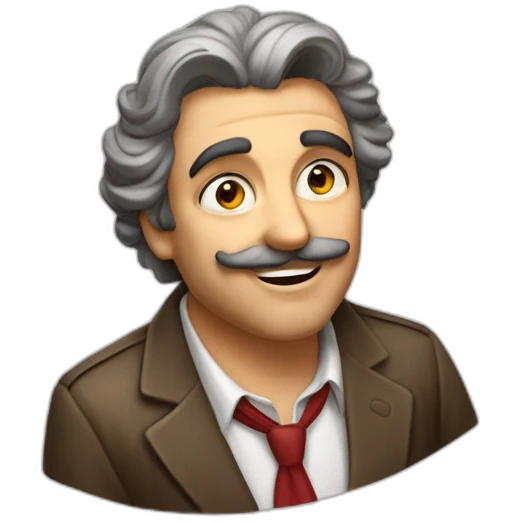 Ermellino che beve il succo emoji