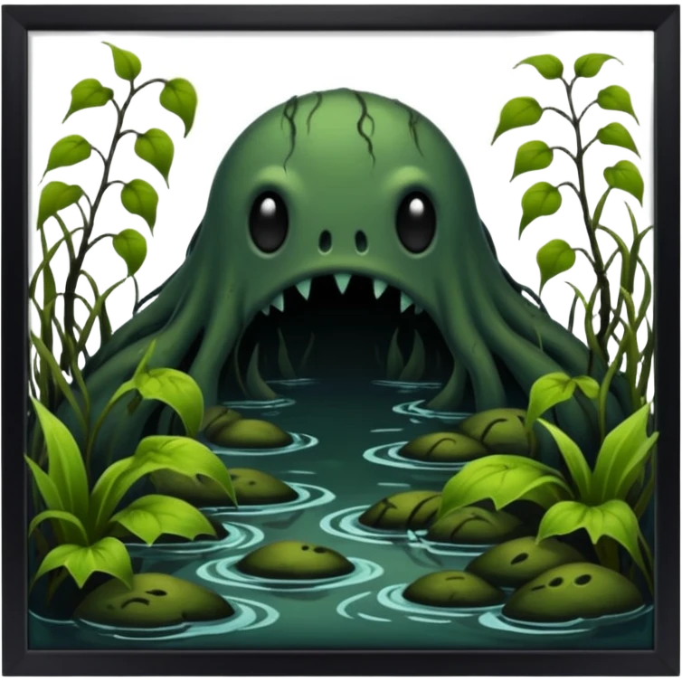 horror swamp emoji
