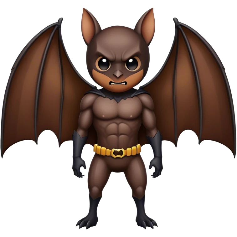 creepy full body  Bat emoji