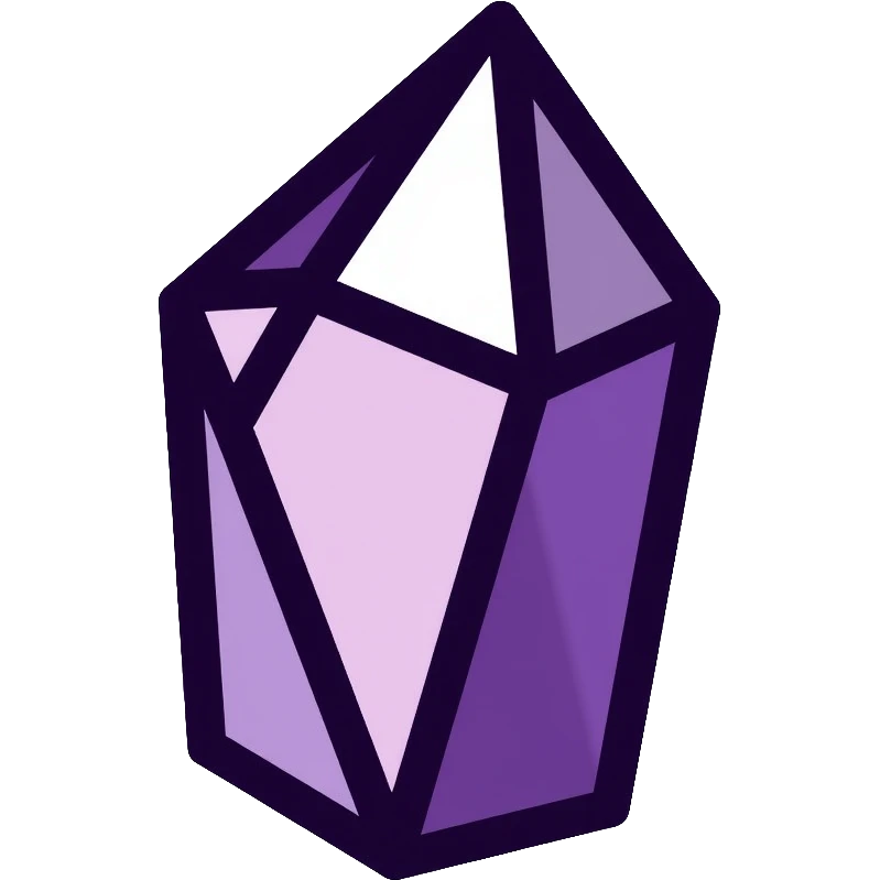 amethyst crystal emoji