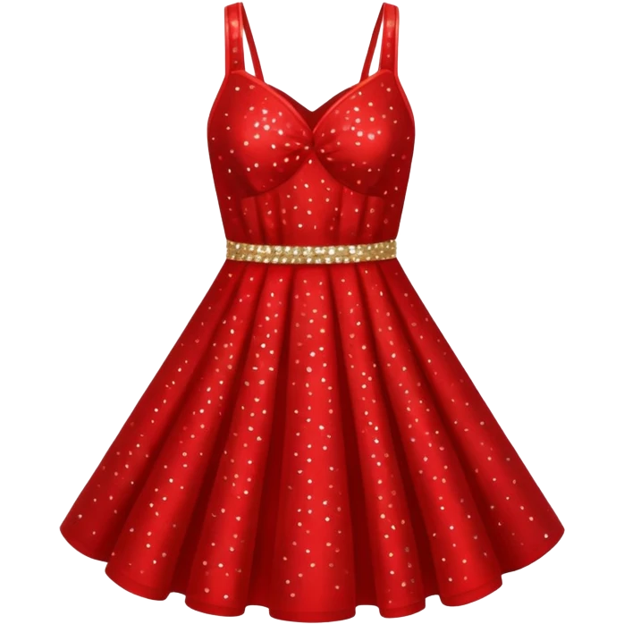glitter red Summer emoji