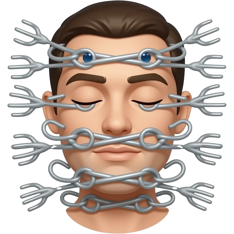 strangle youself eyes closed emoji