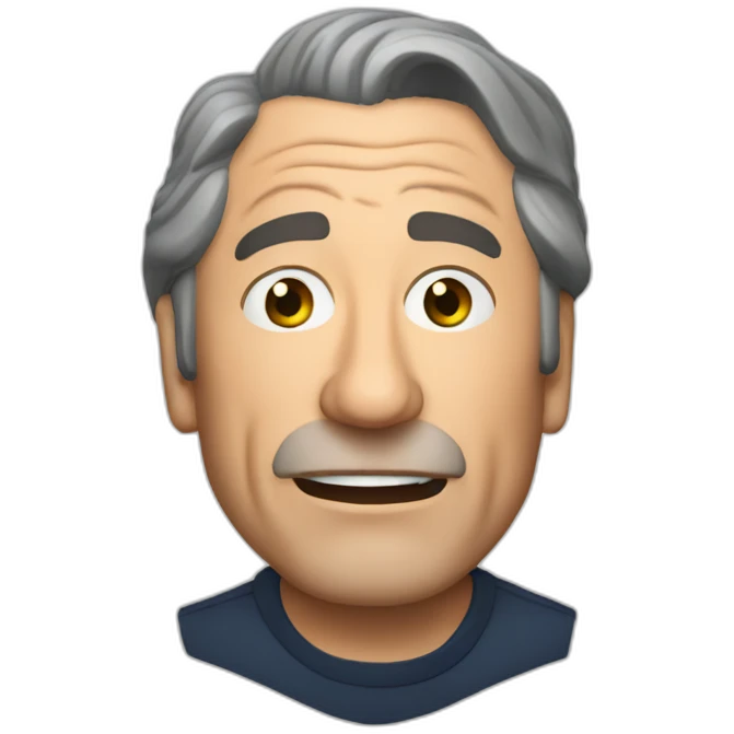 Robert De Niro singing emoji