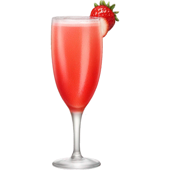 Strawberry Bellini  emoji