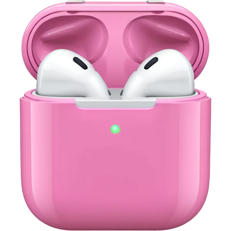 Pink AirPods emoji