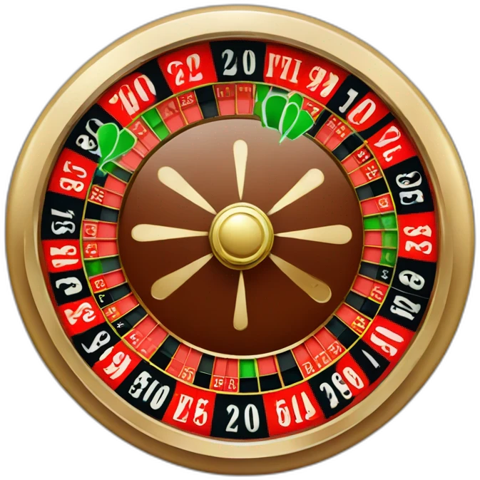 Casino roulette emoji