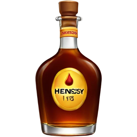 Hennessy bottle  emoji