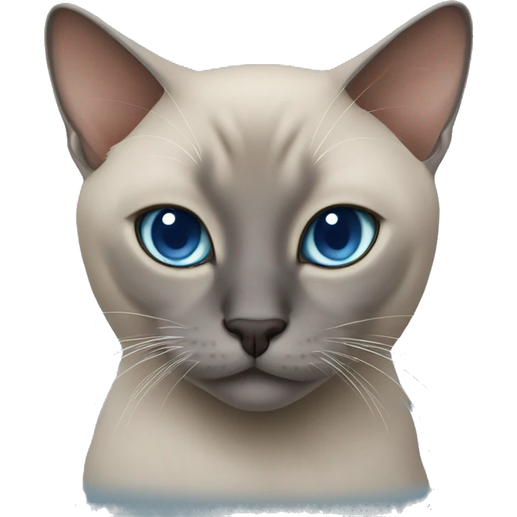 Blue mink tonkinese cat emoji