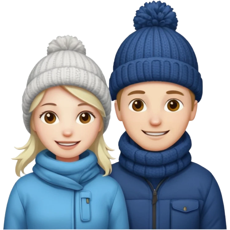 cold climate man woman emoji