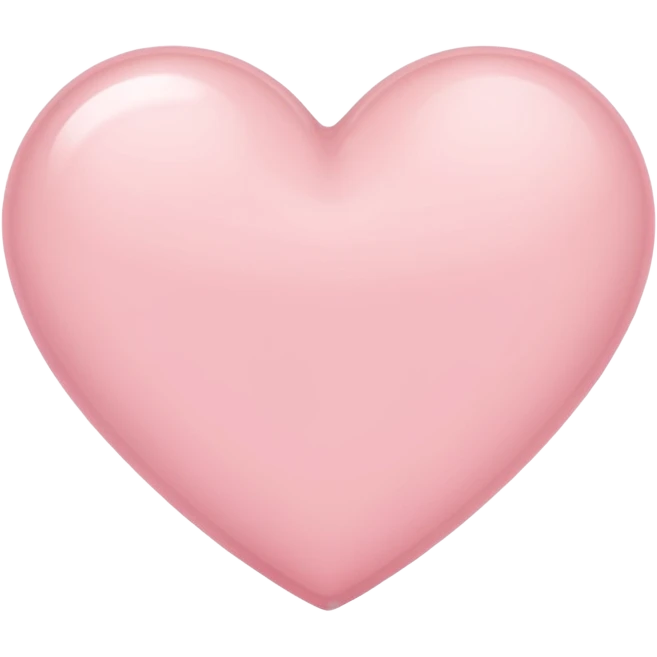 pale pink heart emoji