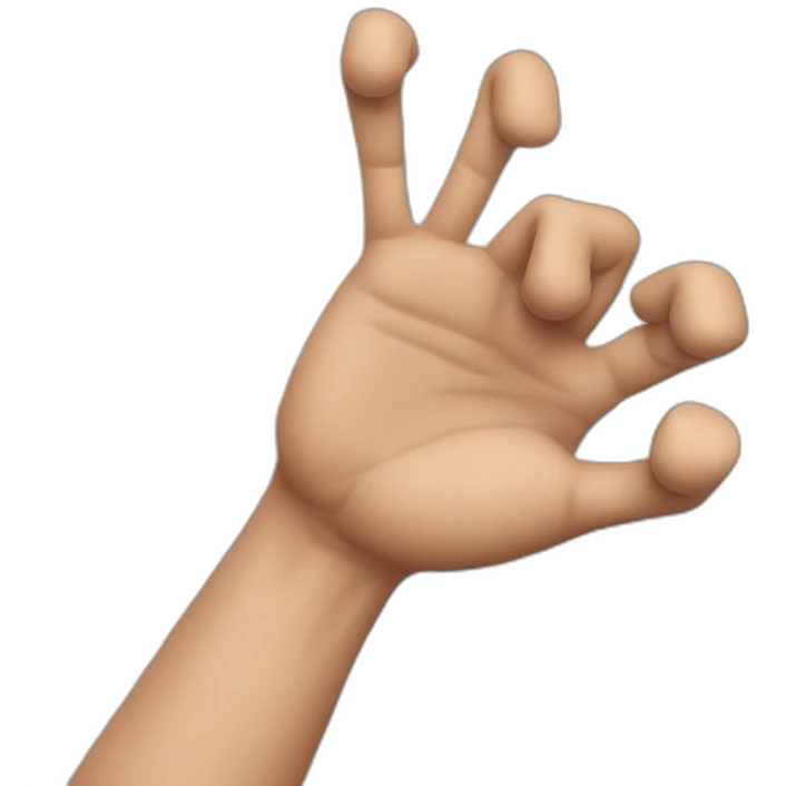 violent hand scratching head emoji