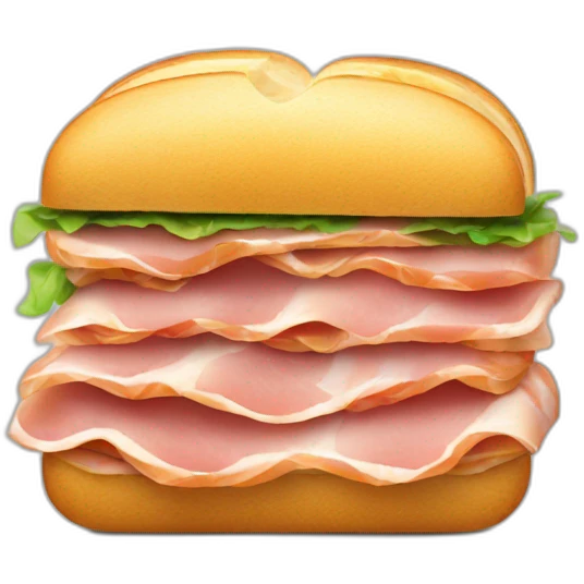 Sandwich-Jambon-beurre emoji